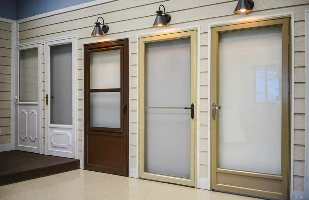 stormdoorsandwindows storm doors and window display