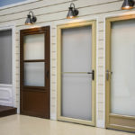 storm doors and window display